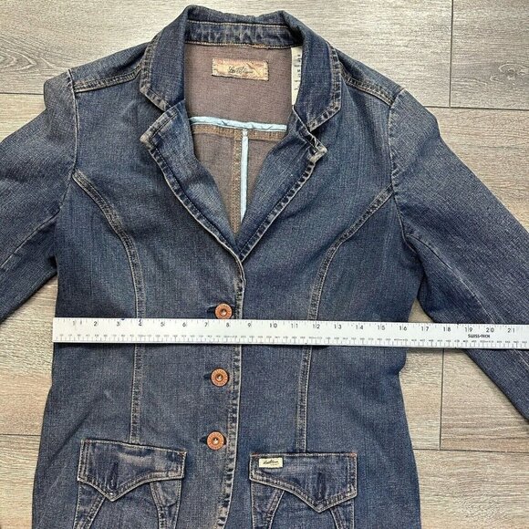 Levi Strauss Women’s Signature Stretch Denim Jean Jacket Sz M Y2K - Picture 4 of 5